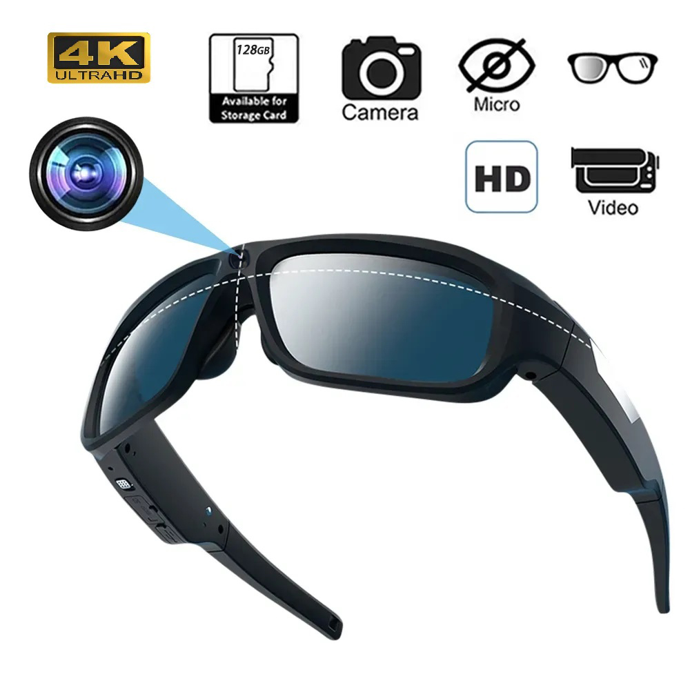 4K HD Smart Glasses Camera Min - Outdoor Sport Activity 评论和价格
