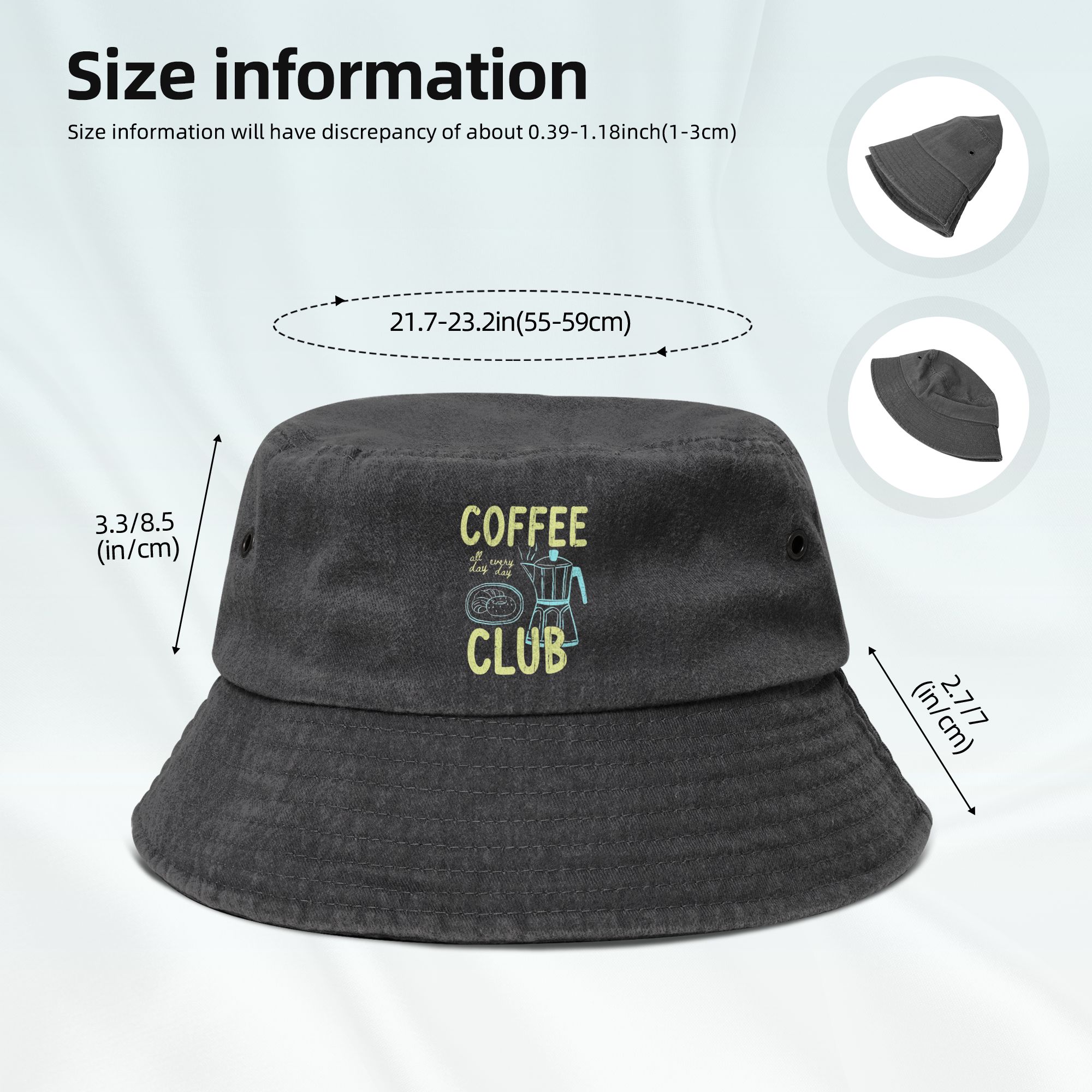 Coffee Club Lover Bucket Hats  - Outdoor Sport Club 评论和价格