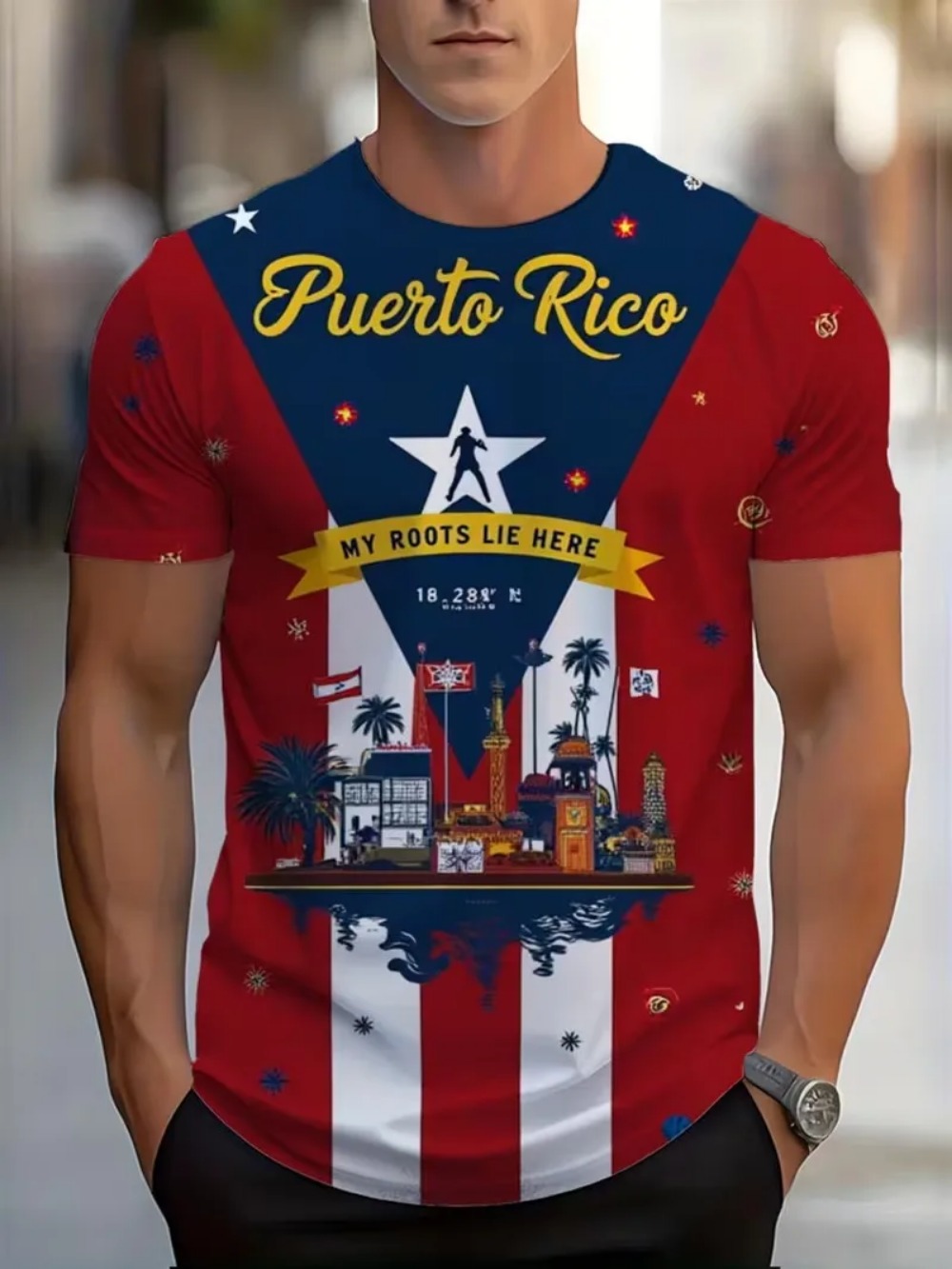 Puerto Rico Flag 3D Print spor - Outdoor Sport Club 评论和价格