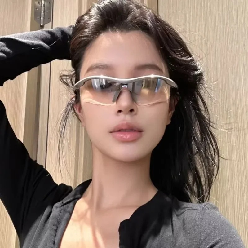 New Half Frame Y2K Sunglasses  - Outdoor Sport Activity 评论和价格