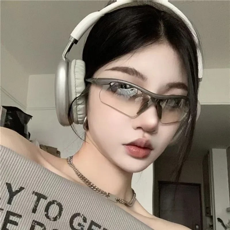 New Half Frame Y2K Sunglasses  - Outdoor Sport Activity 评论和价格
