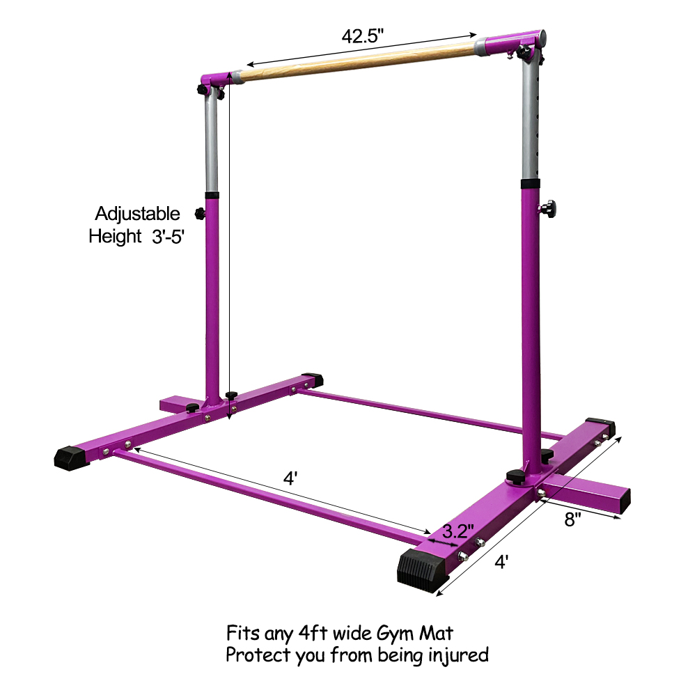 Height-Adjustable Foldable Kip - Gymnastic Bar Home 评论和价格