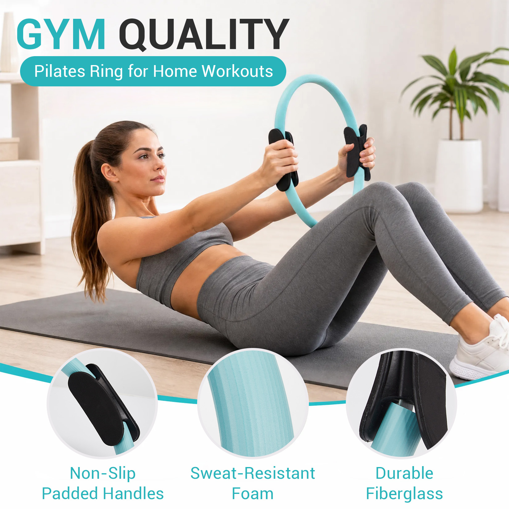Pilates Training Set, 6-in-1 P - Gymnastic Bar Home 评论和价格