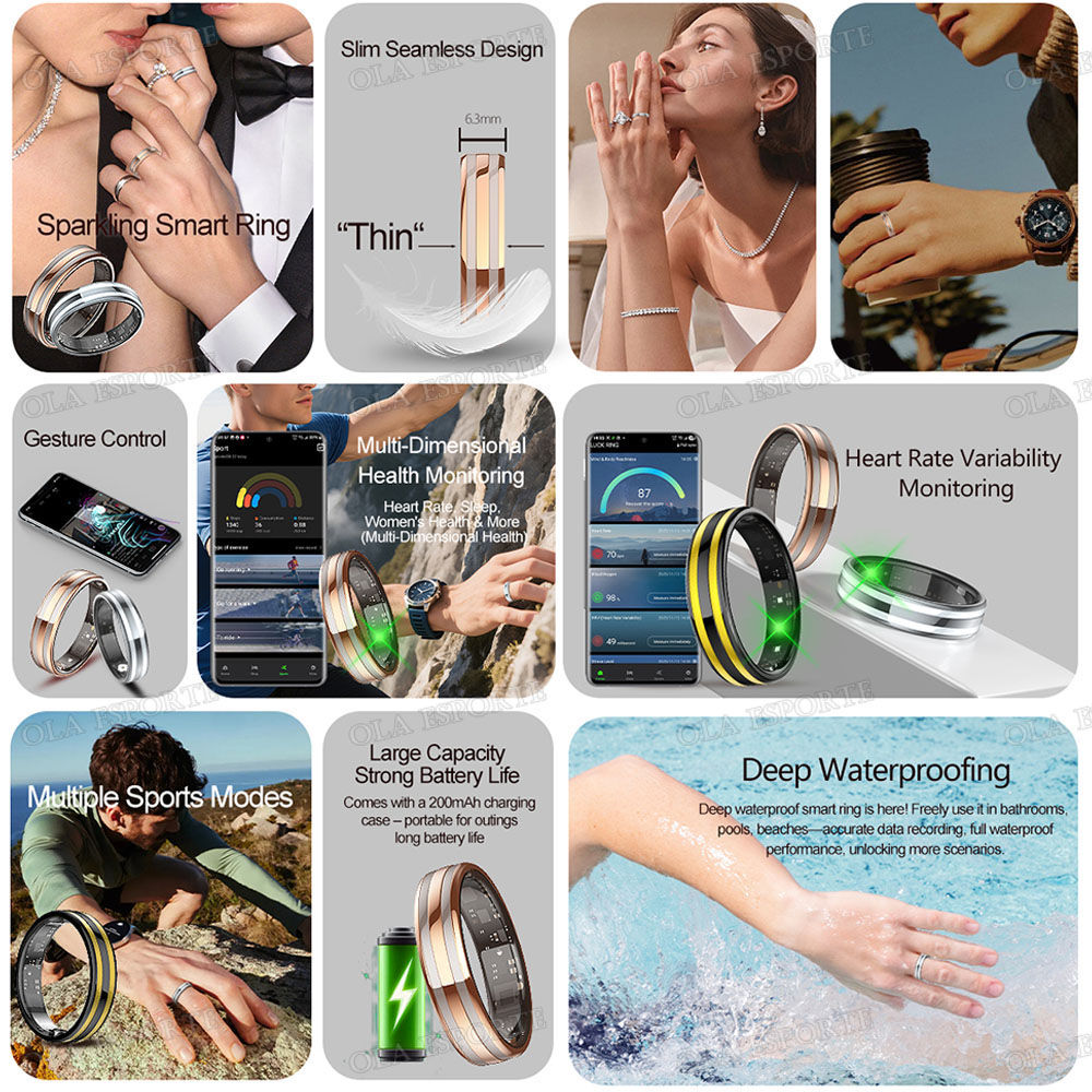 Gesture Sensing Smart Ring Hea - Outdoor Sport Activity 评论和价格