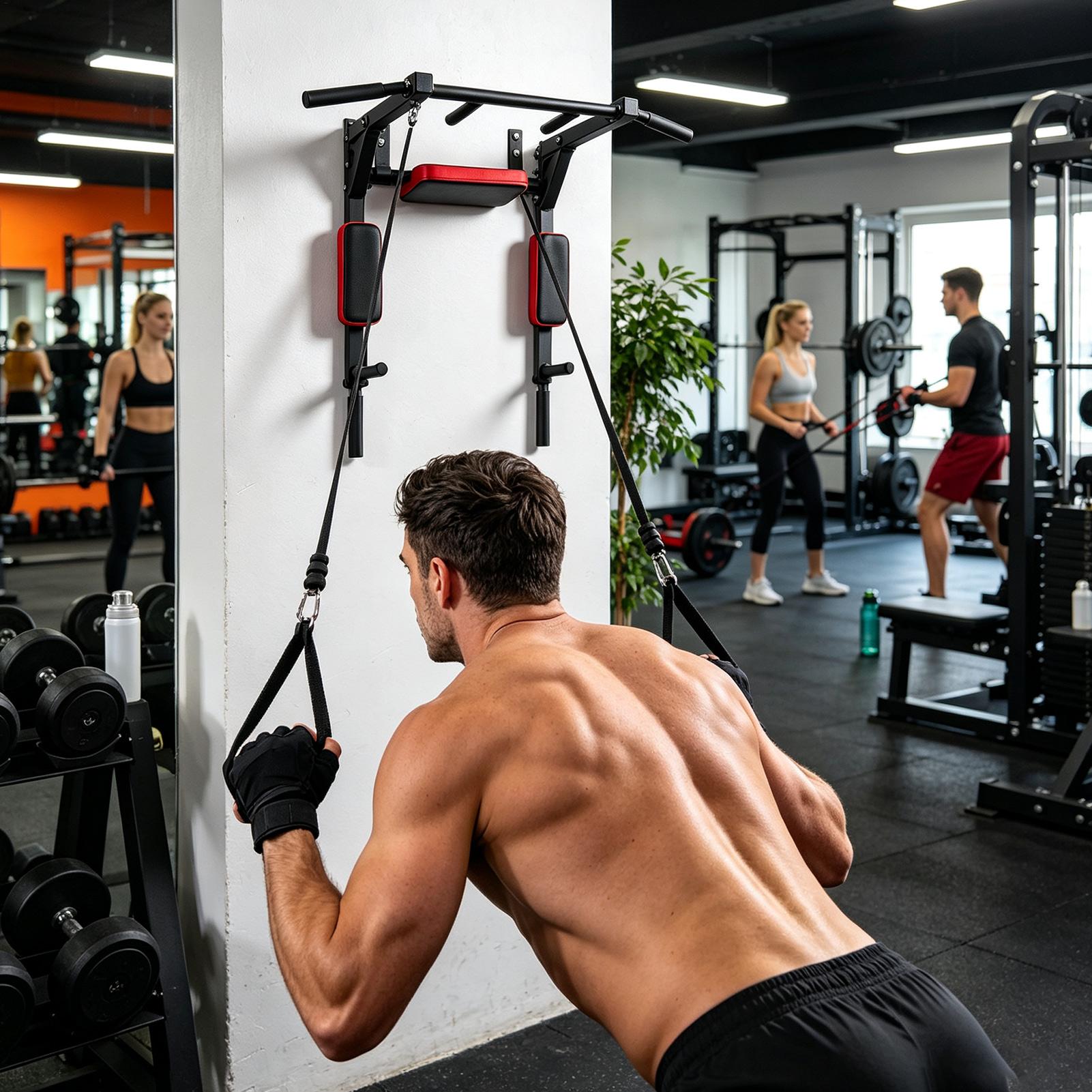 Wall-Mounted Pull-up Bar Fitne - Gymnastic Bar Home 评论和价格